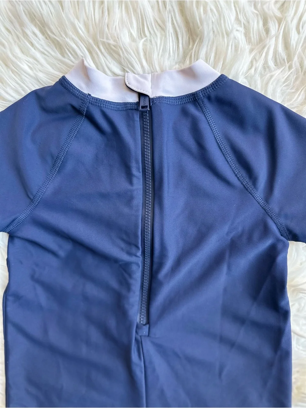 Ralph Lauren Baby Boy Polo Bear Performance Rash Guard Shortall 18–24M | Navy